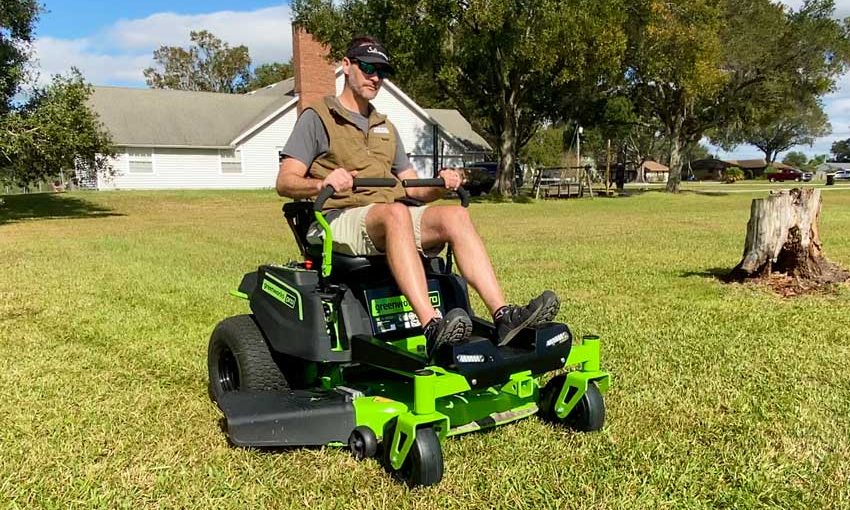 GreenWorks 80V Riding Lawn Mower Outselling Gas Competitors for First Time