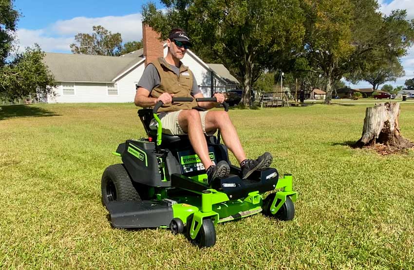 GreenWorks 80V Riding Lawn Mower Outselling Gas Competitors for First Time